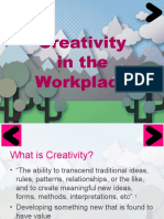 Creativity in The Workplace