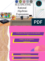 Week 3 - Multiplying Rational Algebraic Expressions