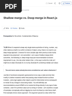 Shallow Vs Deep Merge