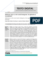 Reflexões Sobre A Rede Social Instagram - Do Aplicativo A Textualidade - Ramos, Martins - 2018