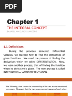 Chapter 1 The Integral Concept