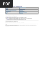 Dell™ Latitude™ D420 Service Manual: Notes, Notices, and Cautions