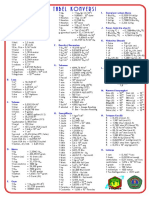 Tabel Konversi Compress