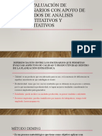 A3. Evaluación de Escenarios Con Apoyo de Métodos de Análisis Cuantitativos Y Cualitativos