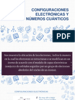 Configuraciones Electrónicas y Números Cuanticos