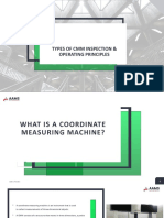 CMM Inspection & Operating Principles