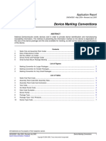 TI - Device Marking Conventions Rev C