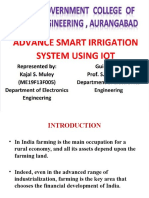 Advance Smart Irrigation System Using IOT