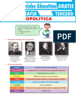 Geopolítica para Tercer Grado de Secundaria