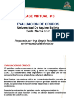 Evaluacion de Crudos Clase 3 Virtual