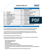 Eligible Bank List: Pbank - Name Pbank - Name