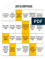 Tabuleiro Da Assertividade para Impressão