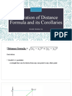 Distance Formula - Express Yourself