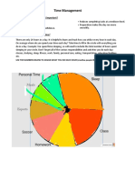 Time Management Worksheet+Assignment