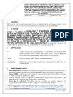 Procedimiento para Reparacion de Fondo, Pintura y Ensayos de Tanque para Almacenamiento de Crudo