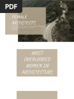 Prof Prac 3 - Female Architects