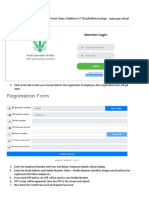 P-CPF Self Service Portal SOP