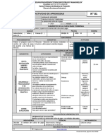 Sesion de Aprendizaje para Corregir