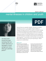 Mental Illnesses in Children and Youth: Learn About