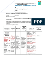 Sesión de Aprendizaje Jueves Personal Social 21.10.2021