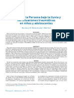 El Test de La Persona Bajo La Lluvia y Las Situaciones Traumáticas en Niños y Adolescentes