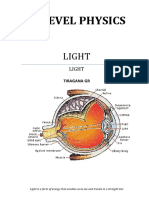 O-LEVEL PHYSICS Light WORK 