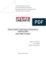 Música Popular, Musicología y Educación