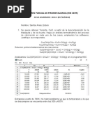 Examen Parcial de Pirometalurgia