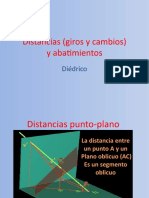 Distancias (Giros y Cambios, Abatimientos)