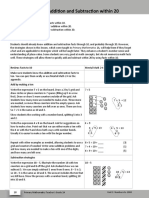 1.1D Review: Addiɵon and Subtracɵon Within 20: Objecɵves