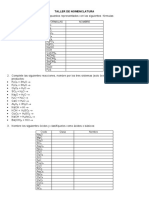 Taller de Nomenclatura