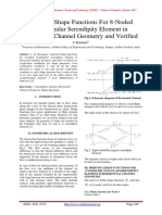 How To Derive Shape Function Serendipity Element