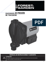 BE 730 220 60 FG Manual For 220V 60Hz