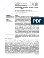 Analysis of Interest and Scientific Literacy Skill