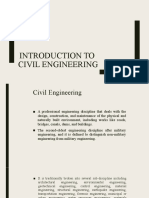 Civil Engineering Orientation