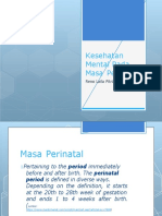 Kesehatan Mental Masa Perinatal