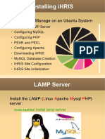 Installing iHRIS: Install iHRIS Manage On An Ubuntu System
