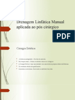 Drenagem Linfática Manual Aplicada Ao Pós Cirúrgico