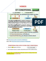 First Conditional Review