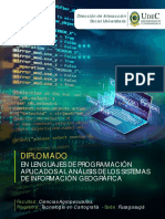 Diplomado en Lenguajes de Programacion Aplicados Al Analisis de Los Sistemas de Informacion Geografica