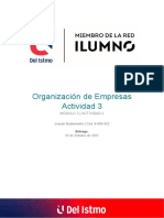 Organización de Empresas - Actividad 3