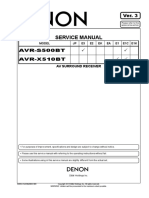 Denon AVR-X510BT - S500BT Service Manual