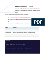 Accessing A Java Collection Via A Iterator