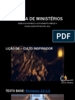 Aula 6 Culto Inspirador