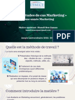 Introduction Aux - Etudes de Cas Marketing