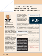 Comptabilité de Couverture Et Engagement Ferme en Devises: Méthodes Francaises Et Règles Ifrs (Ii)