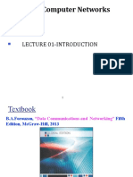 TSN 2201 Computer Networks: Lecture 01-Introduction