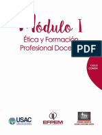 Mo - Dulo I Curso E - Tica y Form. Prof