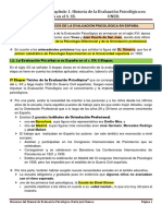 Bloque I. Capítulo 1 de Evaluación Psicológica. M.josé Ramos