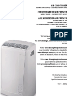 Pac N110Ec: Air Conditioner Conditionneur D'Air Portatif Aire Acondicionado Portátil